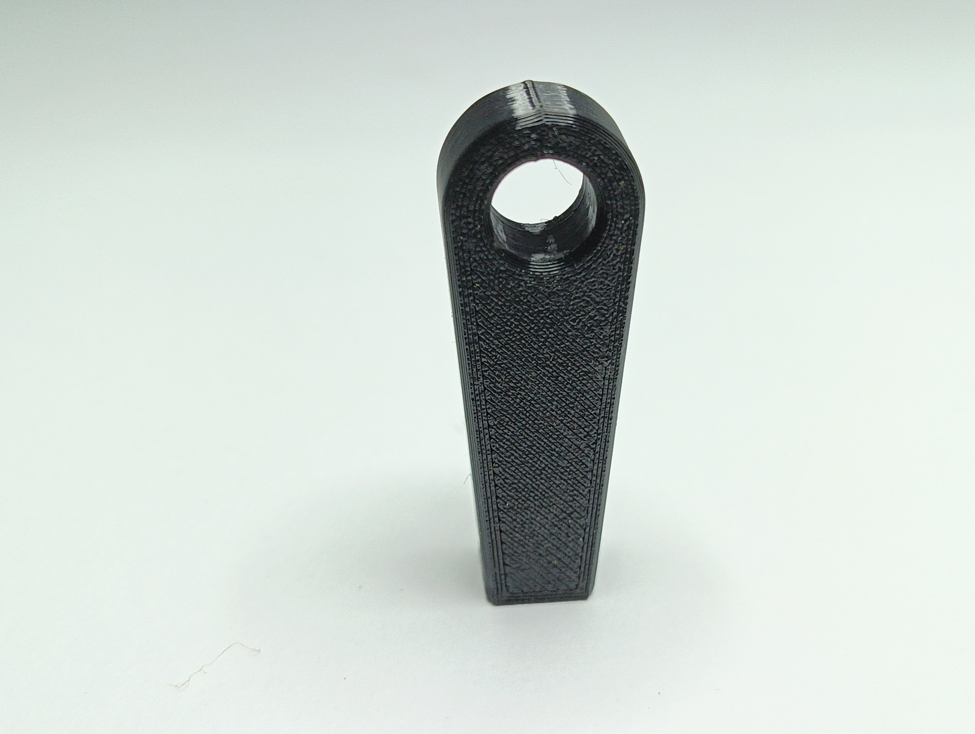 Outboard control cable end clip